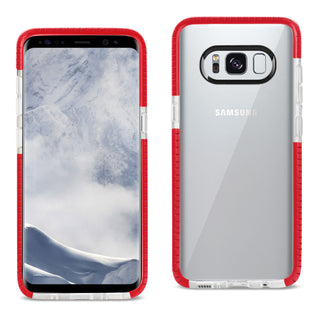 Case Designed For Samsung Galaxy S8 / Sm Soft Transparent TPU In Clear Red