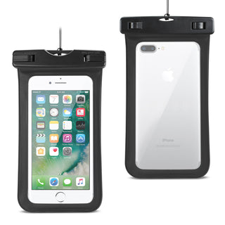 Case Designed For Waterproof For iPhone 6 Plus / 6S Plus / 7 Plus Or 5.5 Inch Devices With Wrist Strap In Black