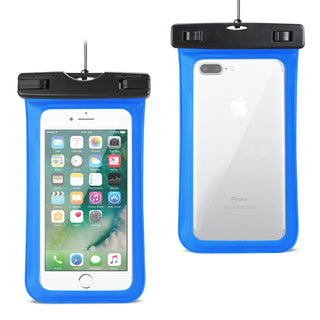 Case Designed For Waterproof For iPhone 6 Plus / 6S Plus / 7 Plus Or 5.5 Inch Devices With Wrist Strap In Blue