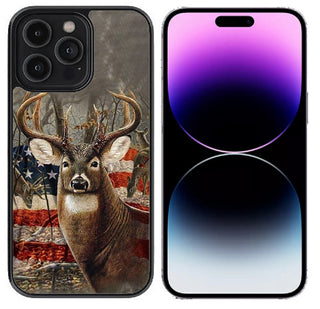 Case For iPhone 14 Pro (6.1") High Resolution Custom Design Print - Deer America 02