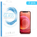 (2-Pack) Tempered Glass Screen Protector for Apple iPhone 14 (6.1") / Apple iPhone 13 (6.1") / Apple iPhone 13 Pro (6.1")
