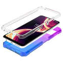 Case for Boost Celero 5G Plus with Temper Glass Screen Protector Full-Body Rugged Protection - Purple / Blue