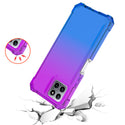 Case for Boost Celero 5G Plus with Temper Glass Screen Protector Full-Body Rugged Protection - Purple / Blue