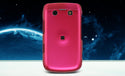 BlackBerry 9700 Case Rugged Drop-Proof Crystal Rubber Hot Pink