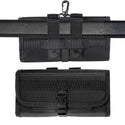 Universal Case Rugged Drop-Proof 6.3" Large Nylon Horizontal Pouch with Front Buckle & Card Slot - Black