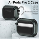 Apple Airpods Pro 2022 Case Rugged Drop-Proof TPU with Carabiner - Olive Green