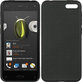 Amazon Fire Phone Case Rugged Drop-proof TPU with Dots Black