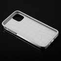 Apple iPhone 14 Case Rugged Drop-Proof Diamond Platinum Bumper with Electroplated Frame - Silver