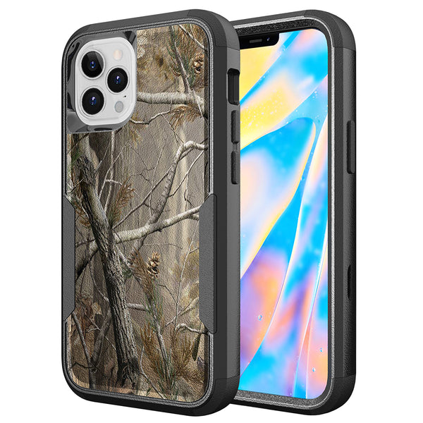 Apple iPhone 13 Pro Max Case Rugged Drop-proof Outdoors Nature Tree Design Heavy Duty TPU with Extra Impact Absorption Corner Protection