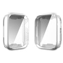 Case for Apple Watch Series 7 Full Soft Slim 45mm Cover Frame Protective TPU Soft - Silver