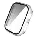 Case for Apple Watch Series 7 41mm Tempered Glass Shockproof Full Cover - Silver
