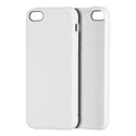 Apple iPhone 5, iPhone 5S, iPhone SE Case Rugged Drop-proof Dotted TPU Back Cover - White