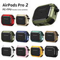 Apple Airpods Pro 2022 Case Rugged Drop-Proof TPU with Carabiner - Black