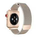 Stainless Steel Mesh Milanese Loop for Apple Watch Band 41 / 40 / 38mm Adjustable Magnetic Closure Replacement Apple Watch Band for Apple Watch Series 4 3 2 1 (41 / 40 / 38mm Gold)