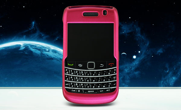 BlackBerry 9700 Case Rugged Drop-proof Crystal Rubber Hot Pink