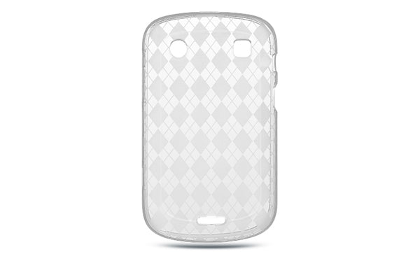BlackBerry Bold Touch 9900, Bold Touch 9930 Case Rugged Drop-proof Crystal Skin Clear Checker