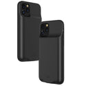 3500Mah Battery Case with Wireless Charger for Apple iPhone 11 Pro - Rubber Coated Black