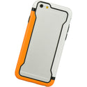 Apple iPhone 6, iPhone 6S Case Rugged Drop-Proof TPU Bumper Impact Absorption - Orange / White