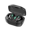 TWS (True Wireless Headset) Bluetooth Headset with Stylish Charging Box Style F1 - Black