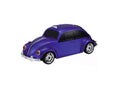 Universal Portable Wireless Crystal Beetle Car Shaped Bluetooth Speaker with LED Light Extra Bass Mic USB TWS - Blue