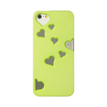 Apple iPhone 5, iPhone 5S, iPhone SE Case Rugged Drop-Proof Heart Reflection Mirror