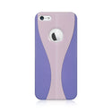 Apple iPhone 5, iPhone 5S, iPhone SE Case Rugged Drop-proof Purple Rubber + Light Purple Crystal