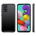 Samsung Galaxy A51 Case Rugged Drop-Proof - Black, Clear