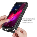 T-Mobile Revvl 5g Case Rugged Drop-Proof - Black, Clear
