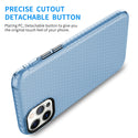 Apple iPhone 12, iPhone 12 Pro Case Rugged Drop-Proof Tinted TPU with Raised Camera Opening - Pacific Blue