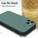 Case for Apple iPhone 13 Pro (6.1) Simplemade Liquid Air Soft Silicone 2.5mm Back Cover with Microfiber Lining - Black