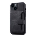 Case for Apple iPhone 15 (6.1") Heritage 2.0 Multi Card Slim Wallet with 5 Credit Card & Id Slots - Black