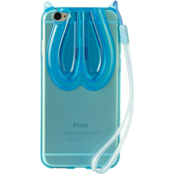 Apple iPhone 6, iPhone 6S Case Rugged Drop-Proof TPU Bunny Ears - Blue