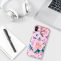 Apple iPhone XS Max Case Rugged Drop-Proof UV Coated TPU Extra Tough Corners Protecton with Full Cover Printed Design - Rose Blossom