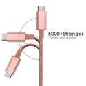 iDARS 8-inch Usb-C To Lightning Cable (MFiCertified) - Rose Gold