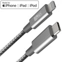 iDARS 4-Ft Usb-C To Lightning Cable (MFiCertified) - Silver