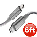 iDARS 6-Ft Usb-C To Lightning Cable (MFiCertified) - White