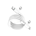Universal 60W 1 Meter (3.3Ft) USB Type-C To USB Type-C Fast Charging Cable - White