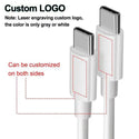Universal 15W 2 Meter (6.6Ft) Usb Type-C To Usb Type-C Fast Charging Cable - White
