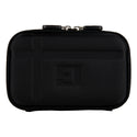 Universal 5.2" Nylon Travel Organizing Zipper Pouch for Cables Charger Earphones - Black
