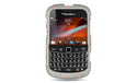 BlackBerry Bold Touch 9900, Bold Touch 9930 Case Rugged Drop-Proof Diamond Silver with Black Daisy