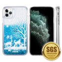 Case for Apple iPhone 12 Pro Max (6.7) Luxmo Waterfall Fusion Liquid Sparkling Flowing Sand - Oh Deer