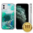Case for Apple iPhone 13 (6.1) Luxmo Waterfall Fusion Liquid Sparkling Flowing Sand - Tropical Summer