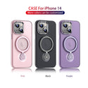 Case for Apple iPhone 15 (6.1") Sphere Collection Premium MagSafe Compatible with Stand and Raised Camera Protection - Pink