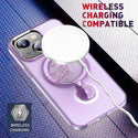 Case for Apple iPhone 15 (6.1") Sphere Collection Premium MagSafe Compatible with Stand and Raised Camera Protection - Pink