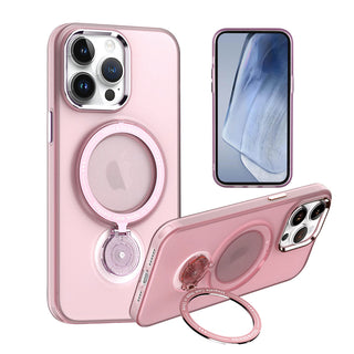 Case for Apple iPhone 15 Pro (6.1") Sphere Collection Premium MagSafe Compatible with Stand and Raised Camera Protection - Pink
