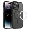 Case for Apple iPhone 14 Pro (6.1") Orbit Premium Frosted MagSafe Compatible Protective with Raised Camera Protection - Black
