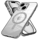 Case For iPhone 15 Plus (6.7") / iPhone 14 Plus (6.7") Reflection Compatible with Magsafe Series Ultra Clear Protective With Compatible with Magsafe Charging And Raised Camera Protection - Ink Clear