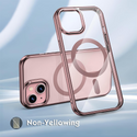 Case For iPhone 15 Plus (6.7") / iPhone 14 Plus (6.7") Reflection Compatible with Magsafe Series Ultra Clear Protective With Compatible with Magsafe Charging And Raised Camera Protection - Ink Clear