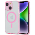 Case For iPhone 14 (6.1") The Everyday Compatible with Magsafe Protective Transparent With Precise Camera Lens Cover Protection And Full Retail Ready Packaging - Pink Transparent