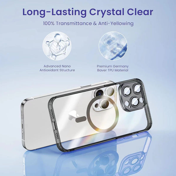 Case For iPhone 12 (6.1") The Everyday Compatible with Magsafe Protective Transparent With Precise Camera Lens Cover Protection And Full Retail Ready Packaging - Clear Transparent